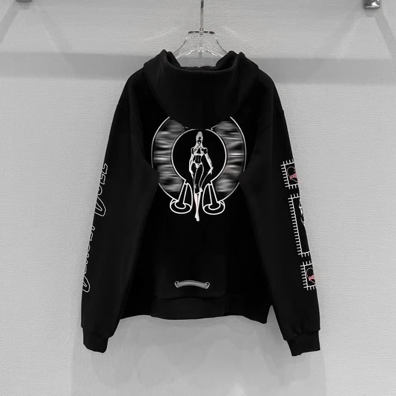 Women's Hooded Zipper Sweatshirt Jacket