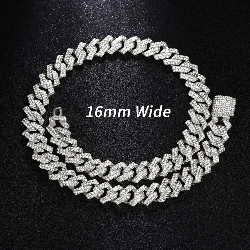 Gold Color Cuban Chain Watch for Men