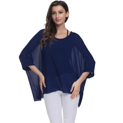 BHflutter Women Blouses Casual Summer Blouse Shirt