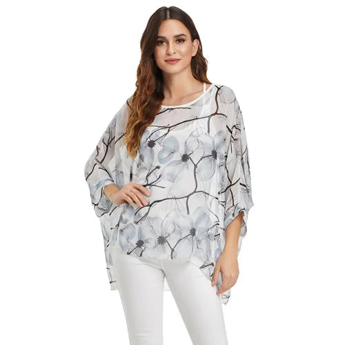 BHflutter Women Blouses Casual Summer Blouse Shirt