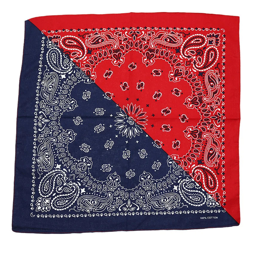 Bandana Head Scarf Unisex Hip Hop cotton  Hair Band Neck Scarf