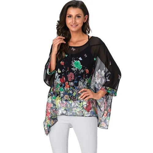 BHflutter Women Blouses Casual Summer Blouse Shirt