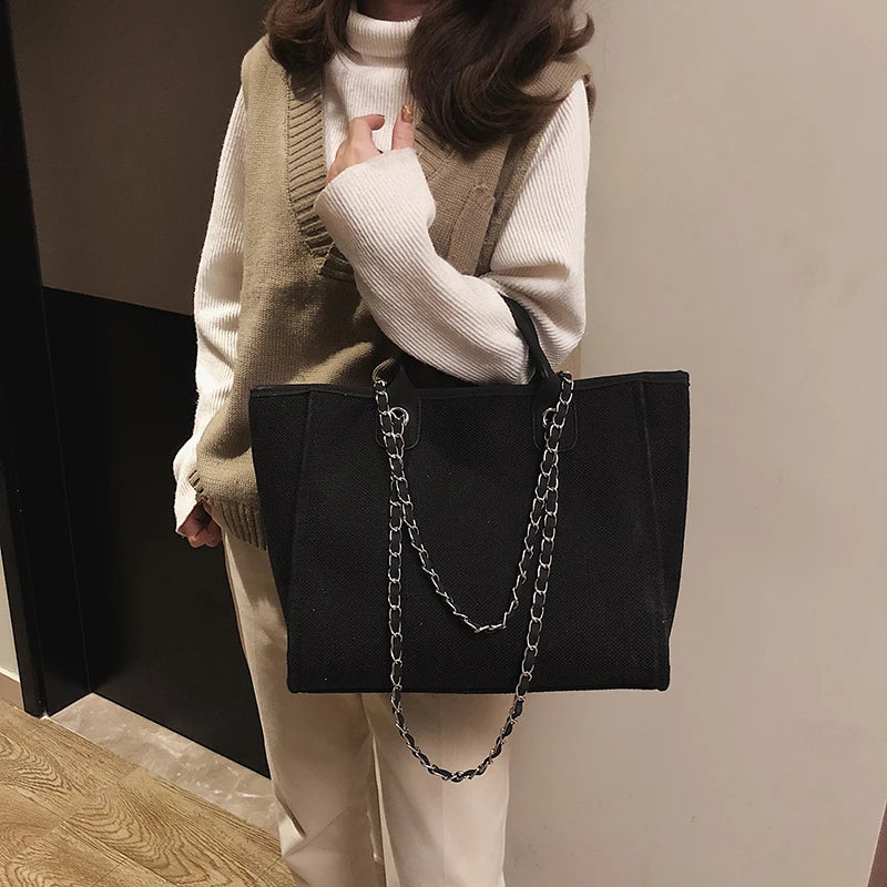 Women Tote Bags Fashion Canvas Large Capacity Handbag