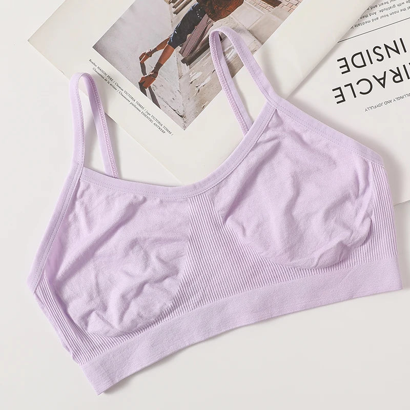 Women Tank Crop Top Seamless Underwear