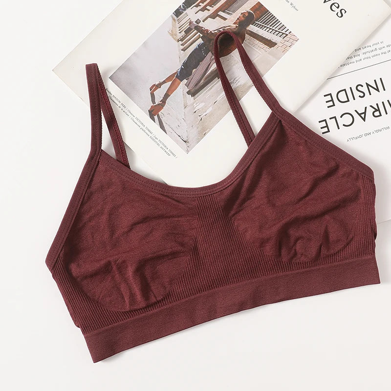 Women Tank Crop Top Seamless Underwear