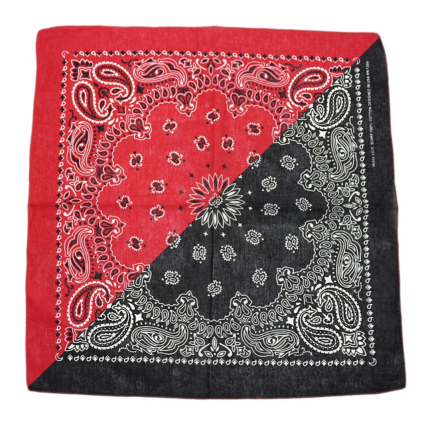 Bandana Head Scarf Unisex Hip Hop cotton  Hair Band Neck Scarf
