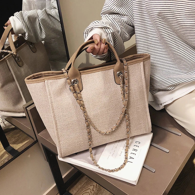 Women Tote Bags Fashion Canvas Large Capacity Handbag