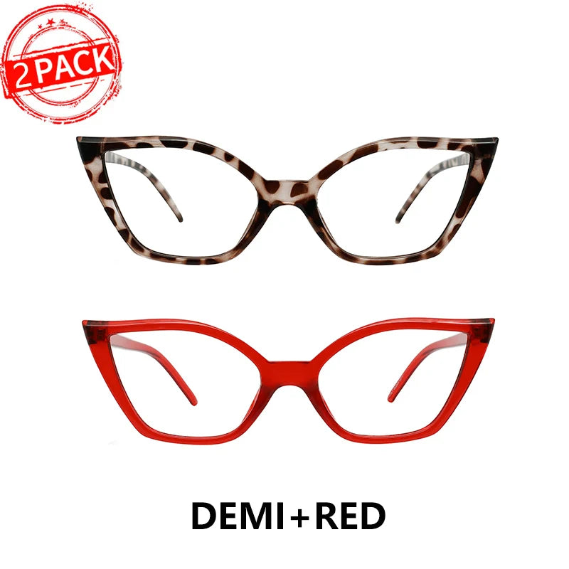 Reading Glasses For Women Oversized Prescription Magnifying Eyeglasses