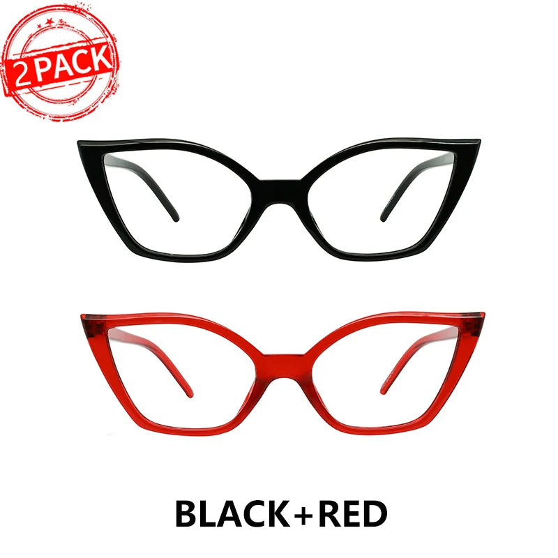 Reading Glasses For Women Oversized Prescription Magnifying Eyeglasses