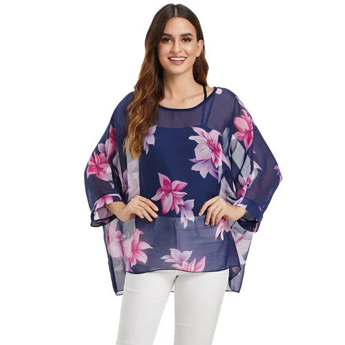 BHflutter Women Blouses Casual Summer Blouse Shirt