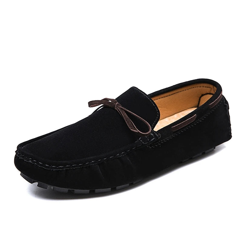 Mens Moccasin Gray Brown Black Loafers