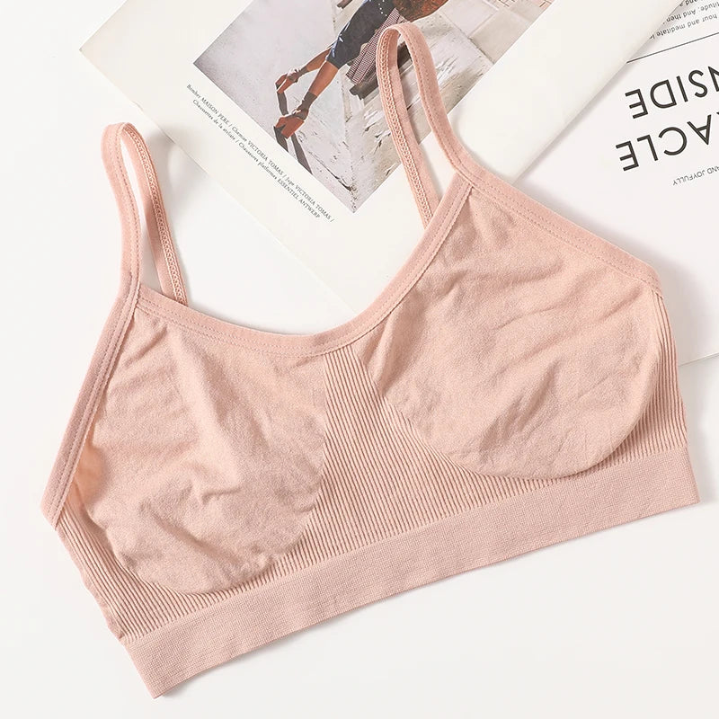 Women Tank Crop Top Seamless Underwear