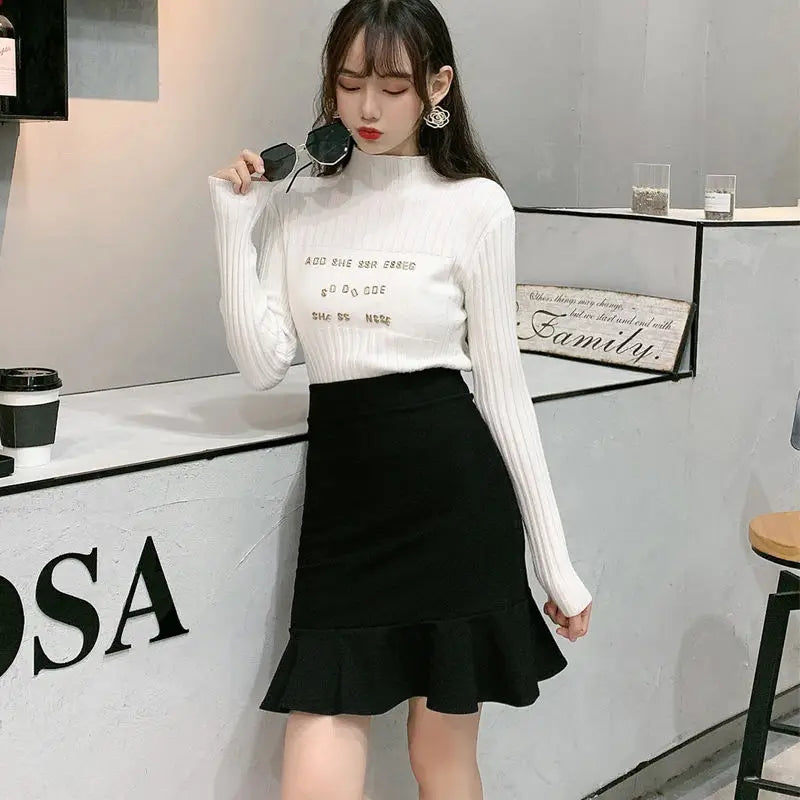 Skirts Women High Waist Elegant and Casual