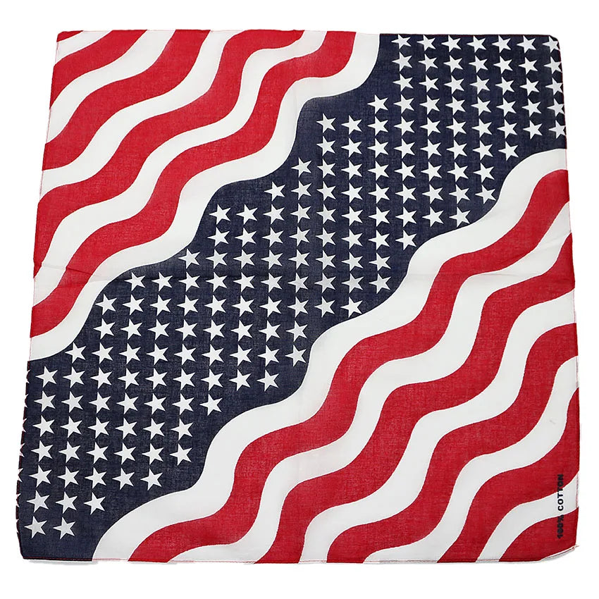 Bandana Head Scarf Unisex Hip Hop cotton  Hair Band Neck Scarf
