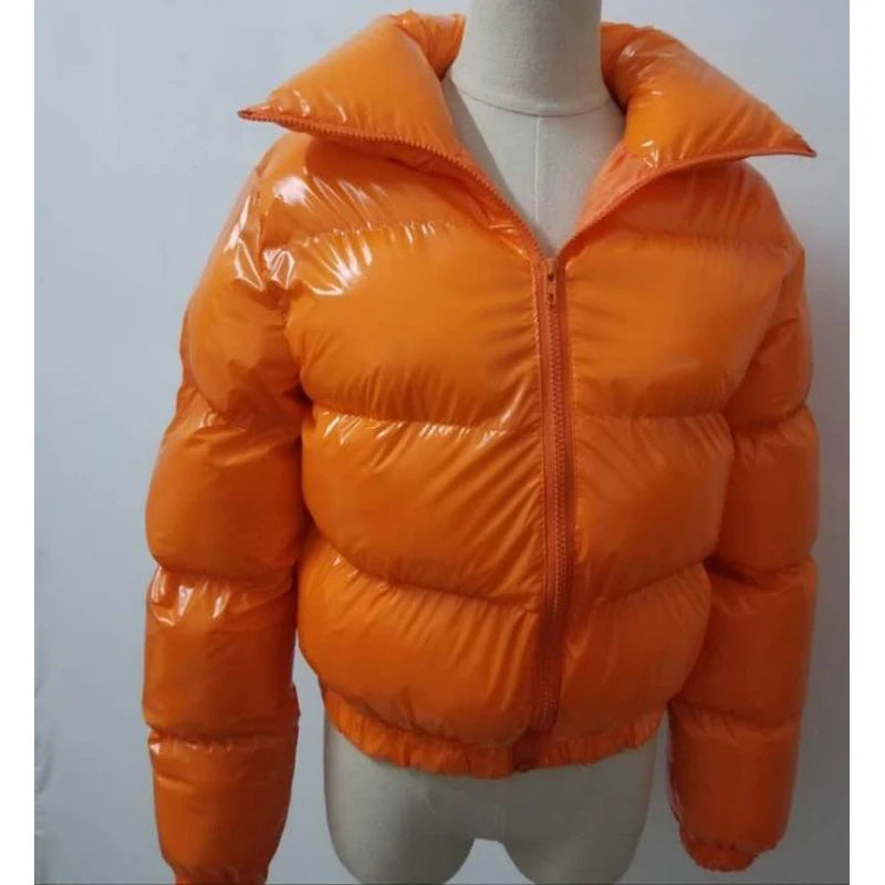 Winter Women Puffer Jackets Warm Bubble trench Coat