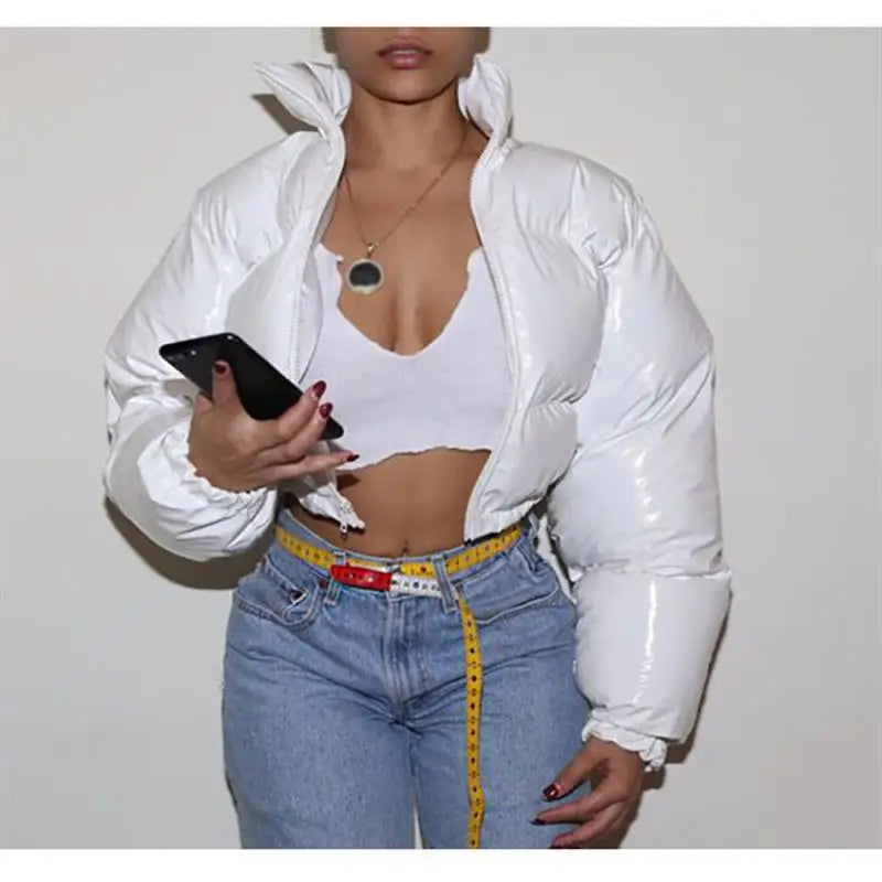 Winter Women Puffer Jackets Warm Bubble trench Coat
