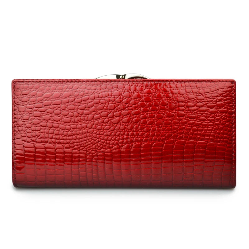 Womens Wallets Female Alligator Long Hasp