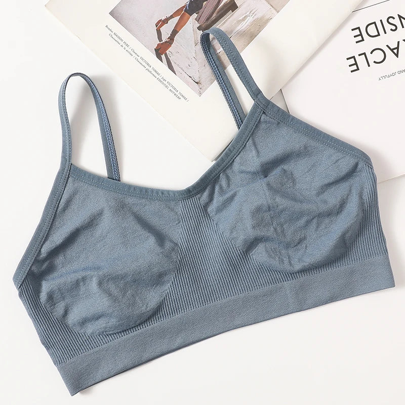 Women Tank Crop Top Seamless Underwear