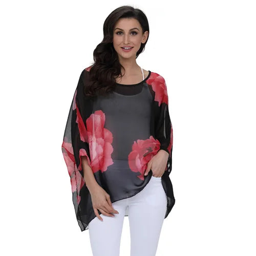 BHflutter Women Blouses Casual Summer Blouse Shirt