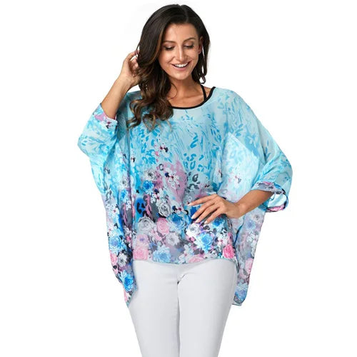 BHflutter Women Blouses Casual Summer Blouse Shirt