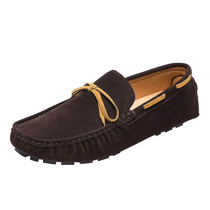 Mens Moccasin Gray Brown Black Loafers