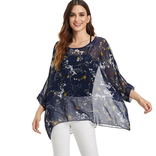 BHflutter Women Blouses Casual Summer Blouse Shirt