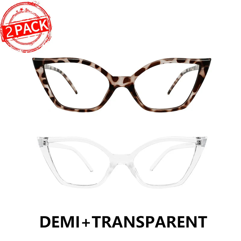 Reading Glasses For Women Oversized Prescription Magnifying Eyeglasses