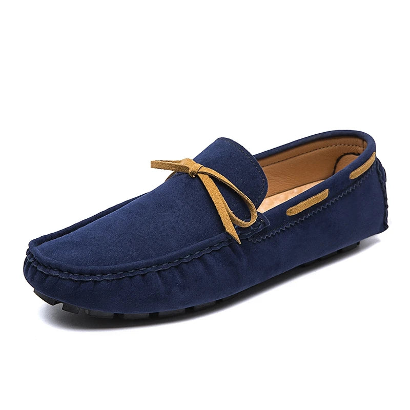 Mens Moccasin Gray Brown Black Loafers