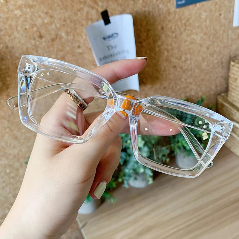 Fashion Reading Glasses  Oversized Square Large Optical Lens
