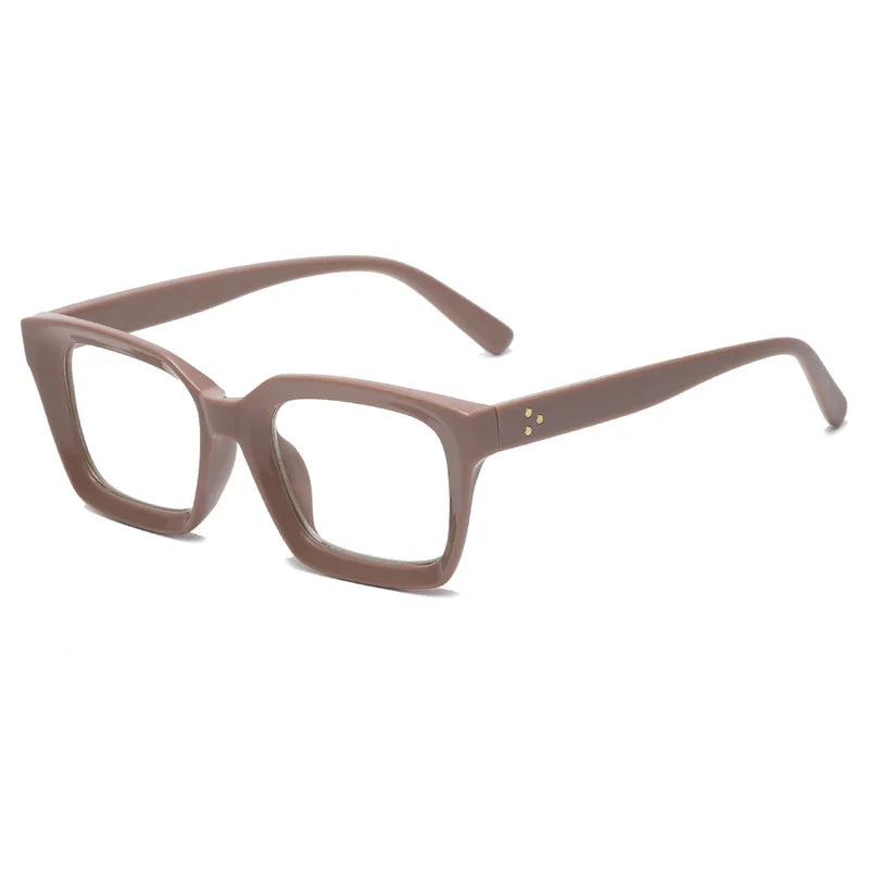 Fashion Reading Glasses  Oversized Square Large Optical Lens