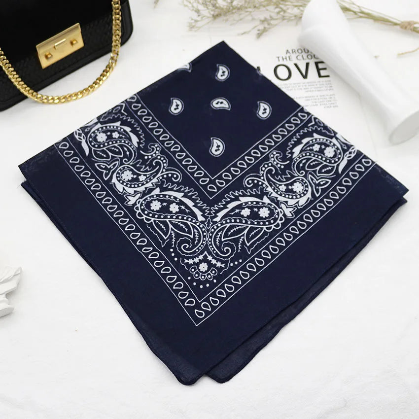 Bandana Head Scarf Unisex Hip Hop cotton  Hair Band Neck Scarf