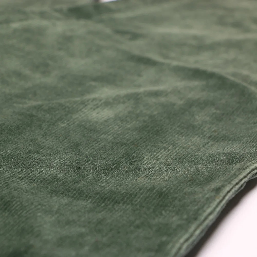 Wide Leg Pants Vintage Casual Thicken Warm Elastic Waist Loose Cotton Pleated Trouser