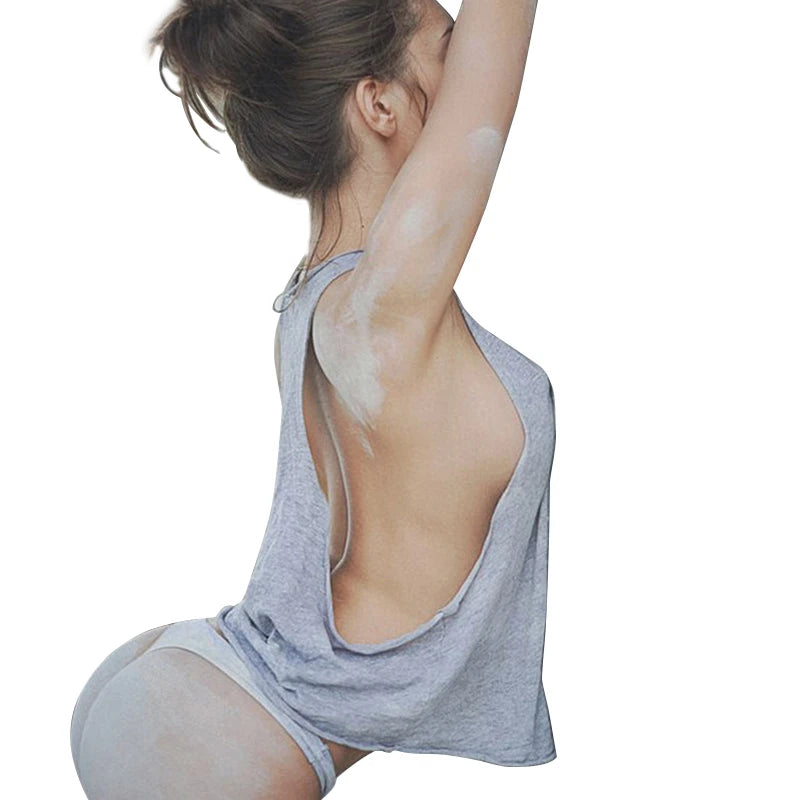 Sexy Women Tank Top Vest Deep V Neck