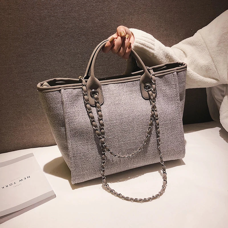 Women Tote Bags Fashion Canvas Large Capacity Handbag