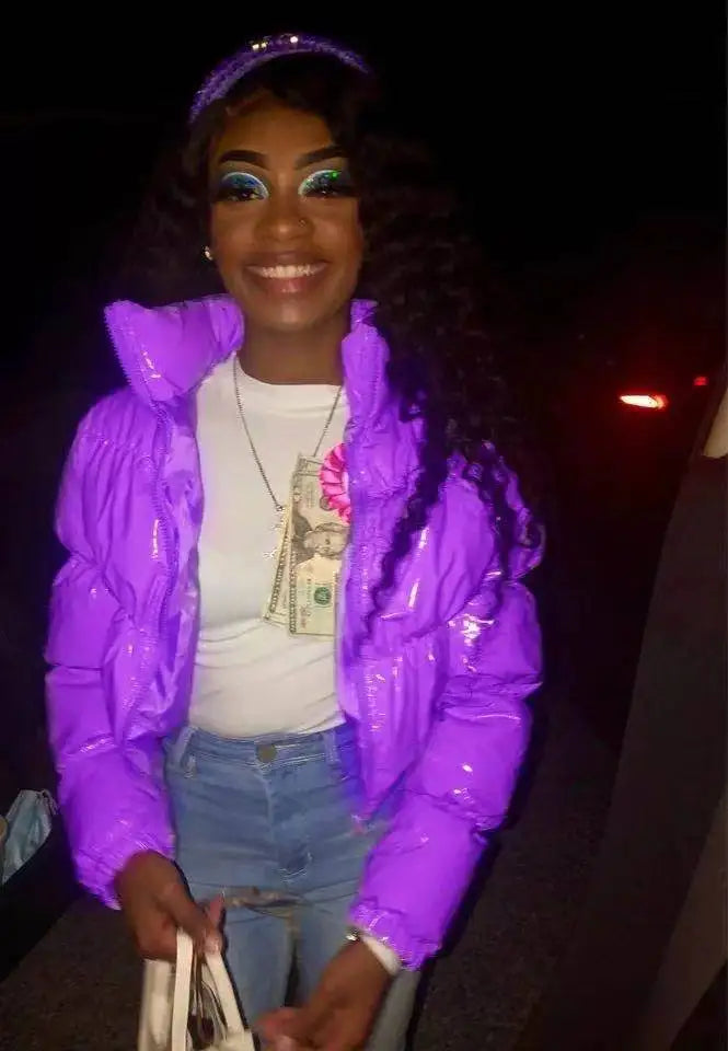 New Crop Bubble Puffer Winter Jacket