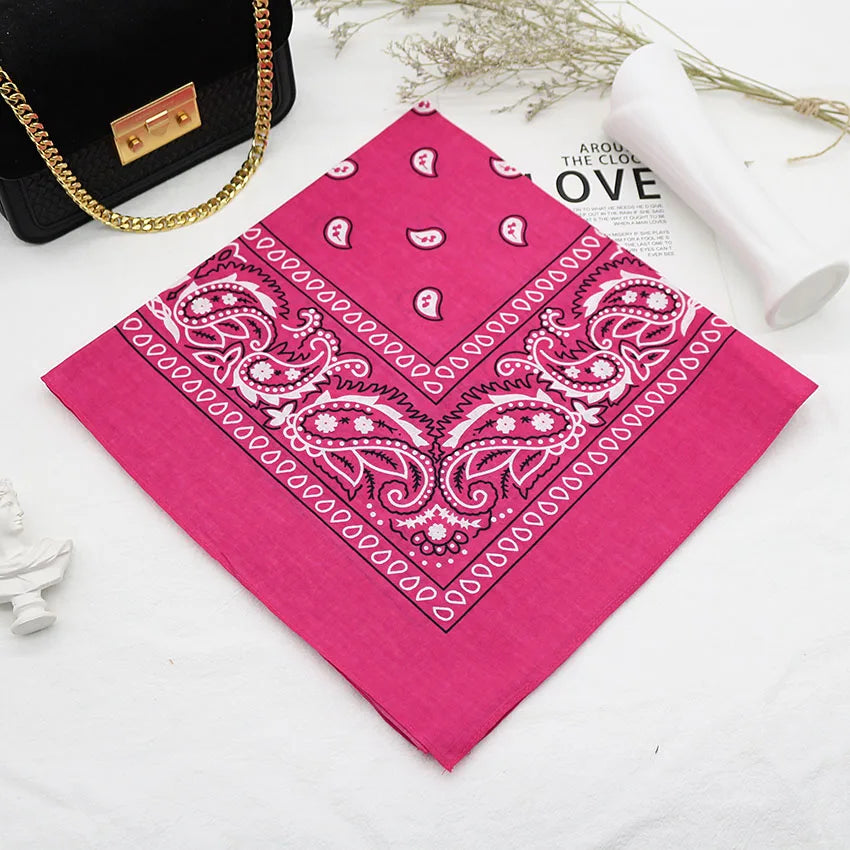 Bandana Head Scarf Unisex Hip Hop cotton  Hair Band Neck Scarf