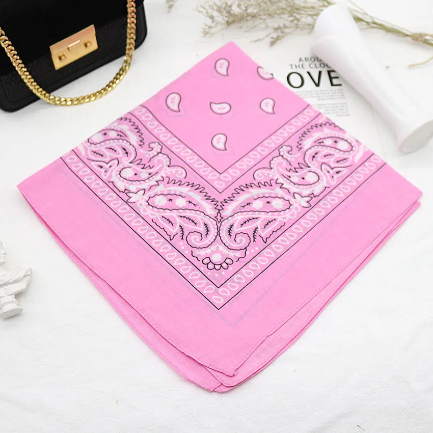 Bandana Head Scarf Unisex Hip Hop cotton  Hair Band Neck Scarf