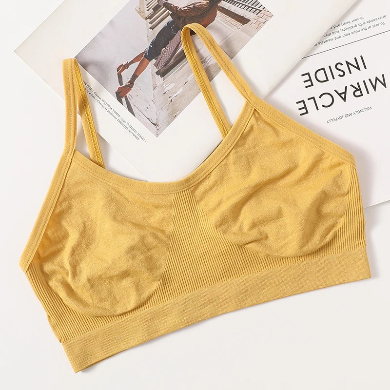 Women Tank Crop Top Seamless Underwear