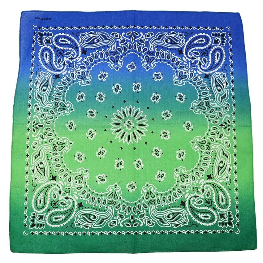 Bandana Head Scarf Unisex Hip Hop cotton  Hair Band Neck Scarf