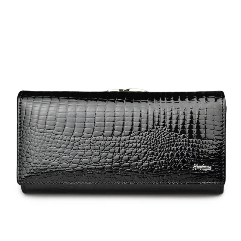 Womens Wallets Female Alligator Long Hasp