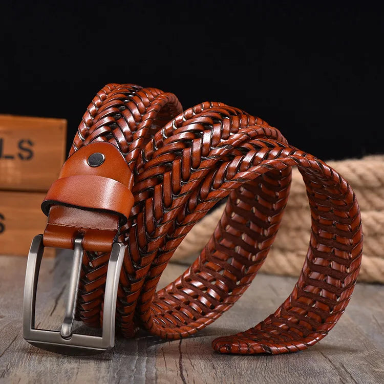 New Braided Belt for Men