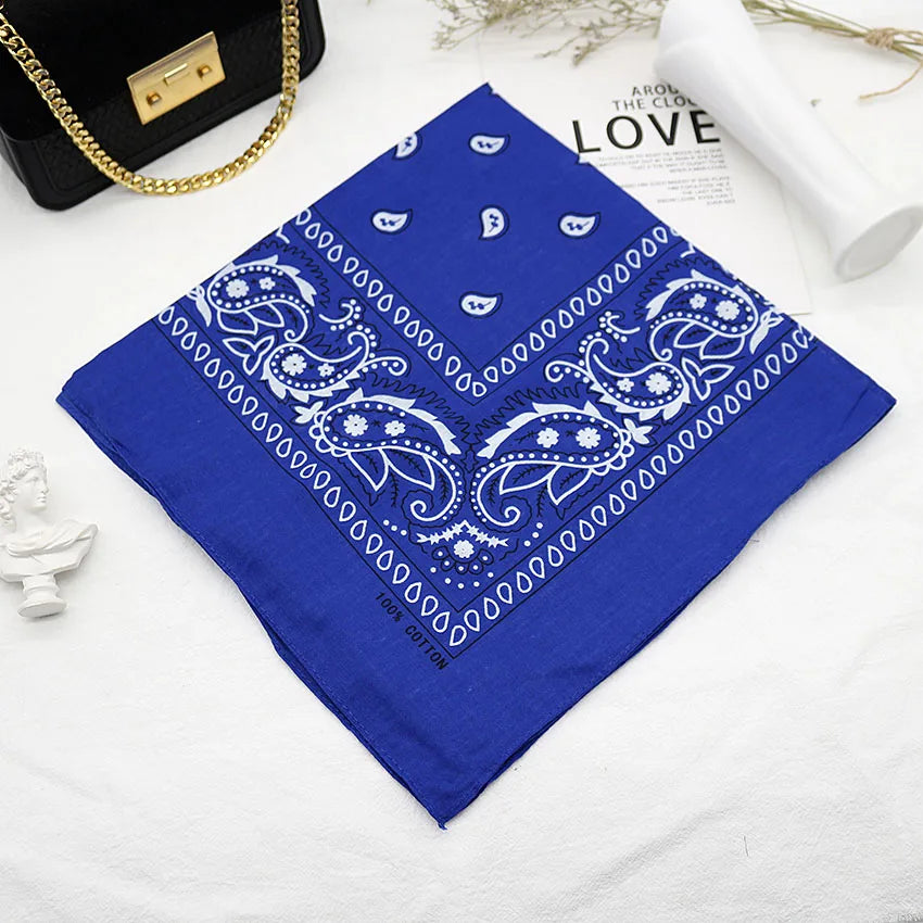 Bandana Head Scarf Unisex Hip Hop cotton  Hair Band Neck Scarf