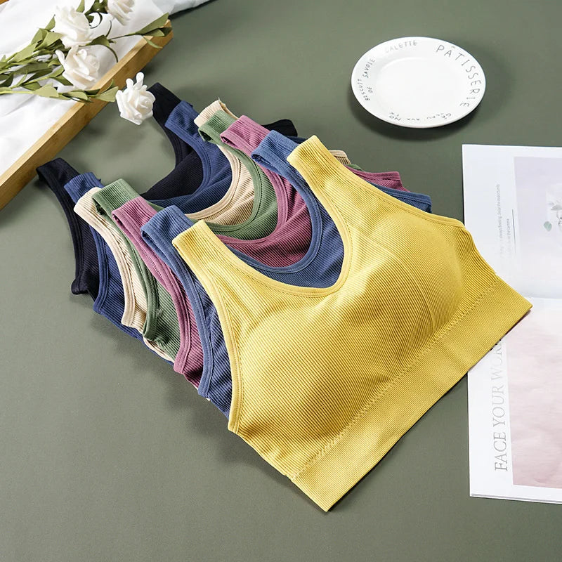 Women Tank Tops Streetwear Push Up