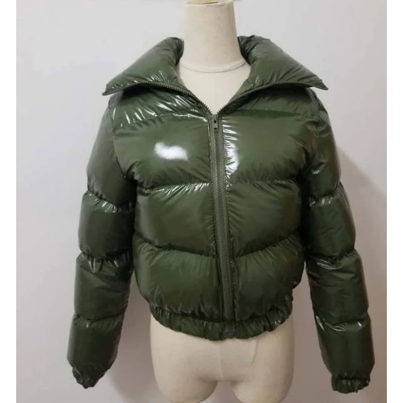 Winter Women Puffer Jackets Warm Bubble trench Coat