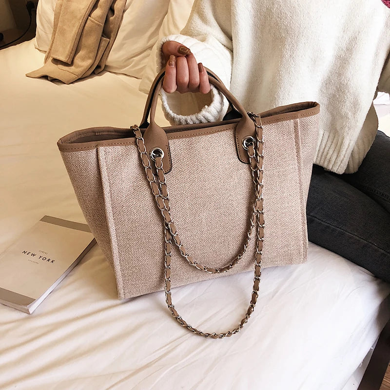 Women Tote Bags Fashion Canvas Large Capacity Handbag