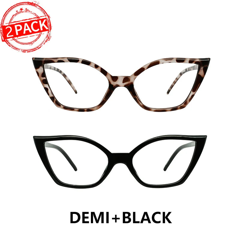 Reading Glasses For Women Oversized Prescription Magnifying Eyeglasses