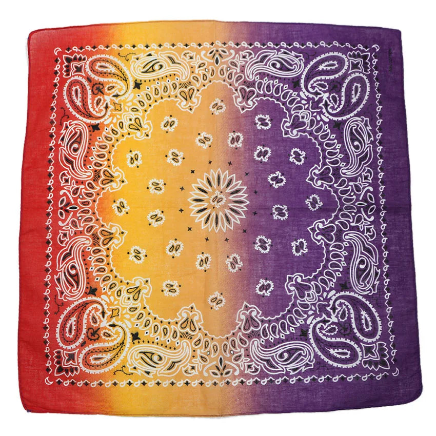 Bandana Head Scarf Unisex Hip Hop cotton  Hair Band Neck Scarf