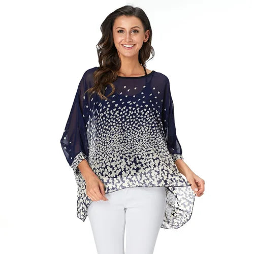 BHflutter Women Blouses Casual Summer Blouse Shirt