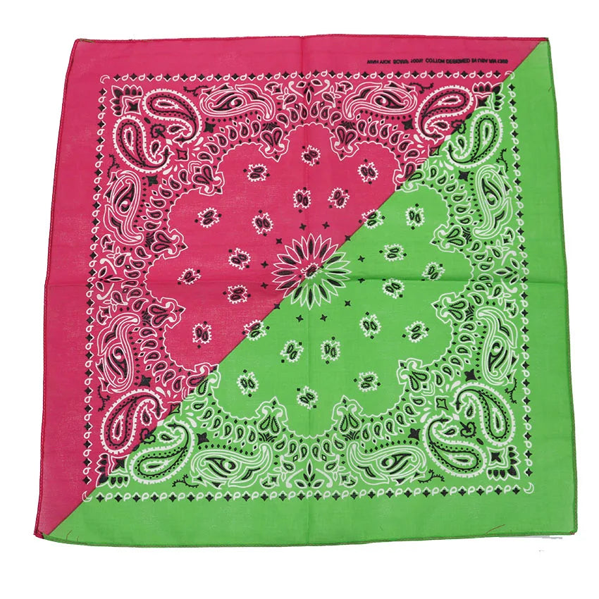 Bandana Head Scarf Unisex Hip Hop cotton  Hair Band Neck Scarf