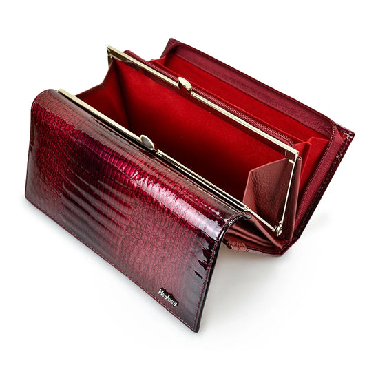 Womens Wallets Female Alligator Long Hasp
